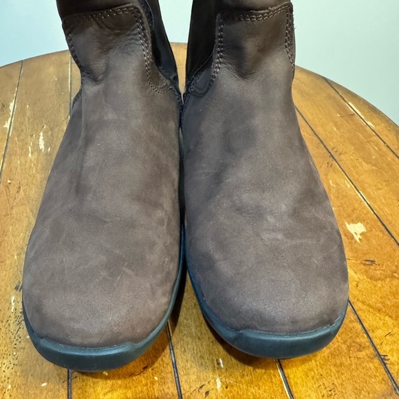 Wolky Sole Water‎ Resistant Brown Nubuck Leather zip Up Boots sz 42 US 11 - Picture 6 of 11